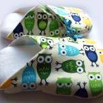 Womens Slippers, Owls, in s..